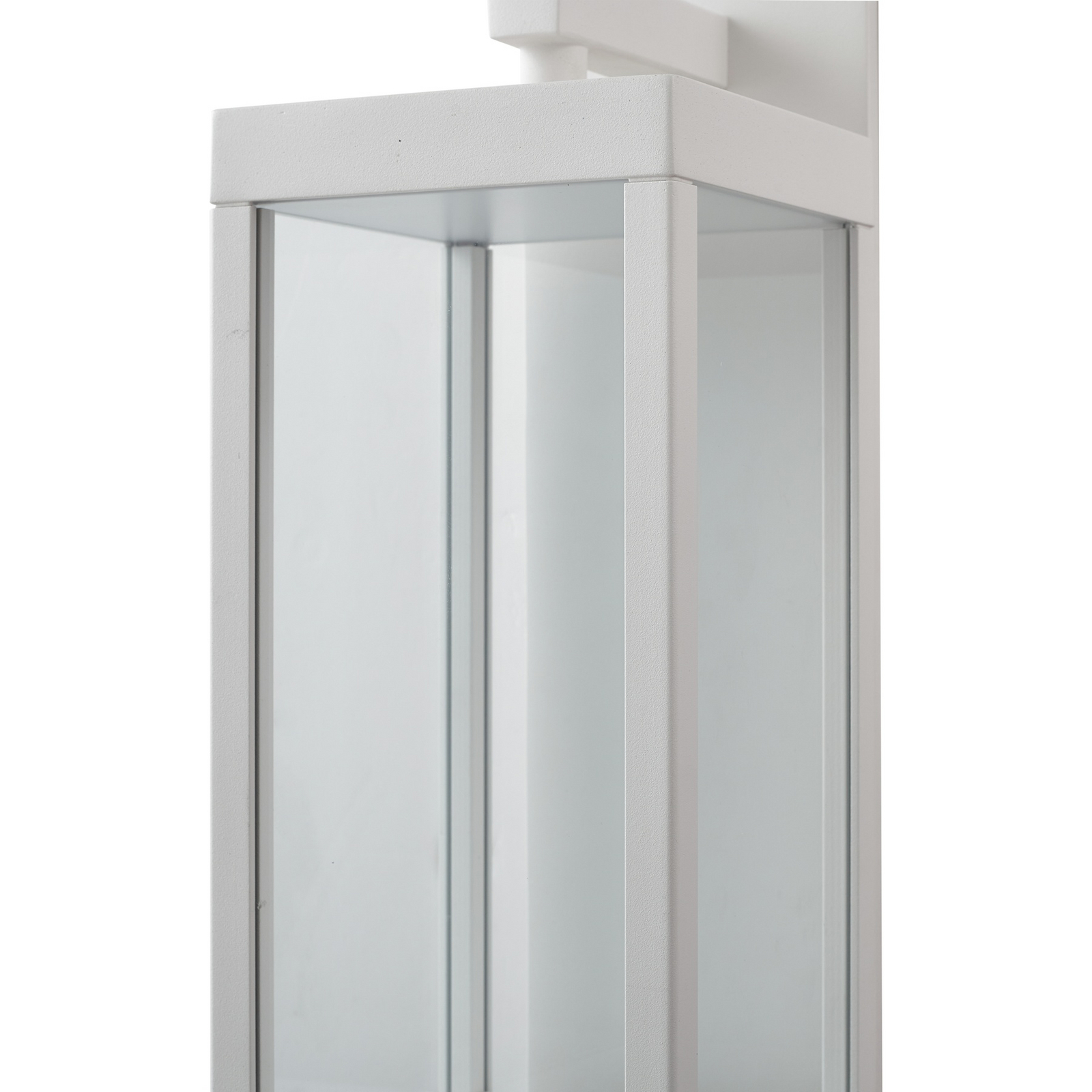 „Lucande“ LED lauko sieninis šviestuvas „Ferdinand“, baltas, metalinis, 38 cm